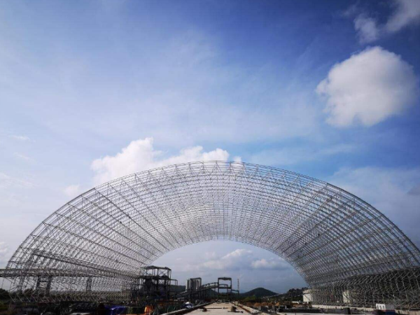 广元煤棚网架加工厂案例