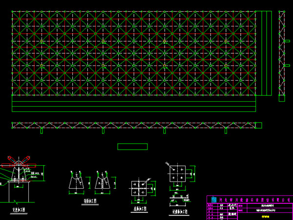 广元张家堡镇LNG加气站网架